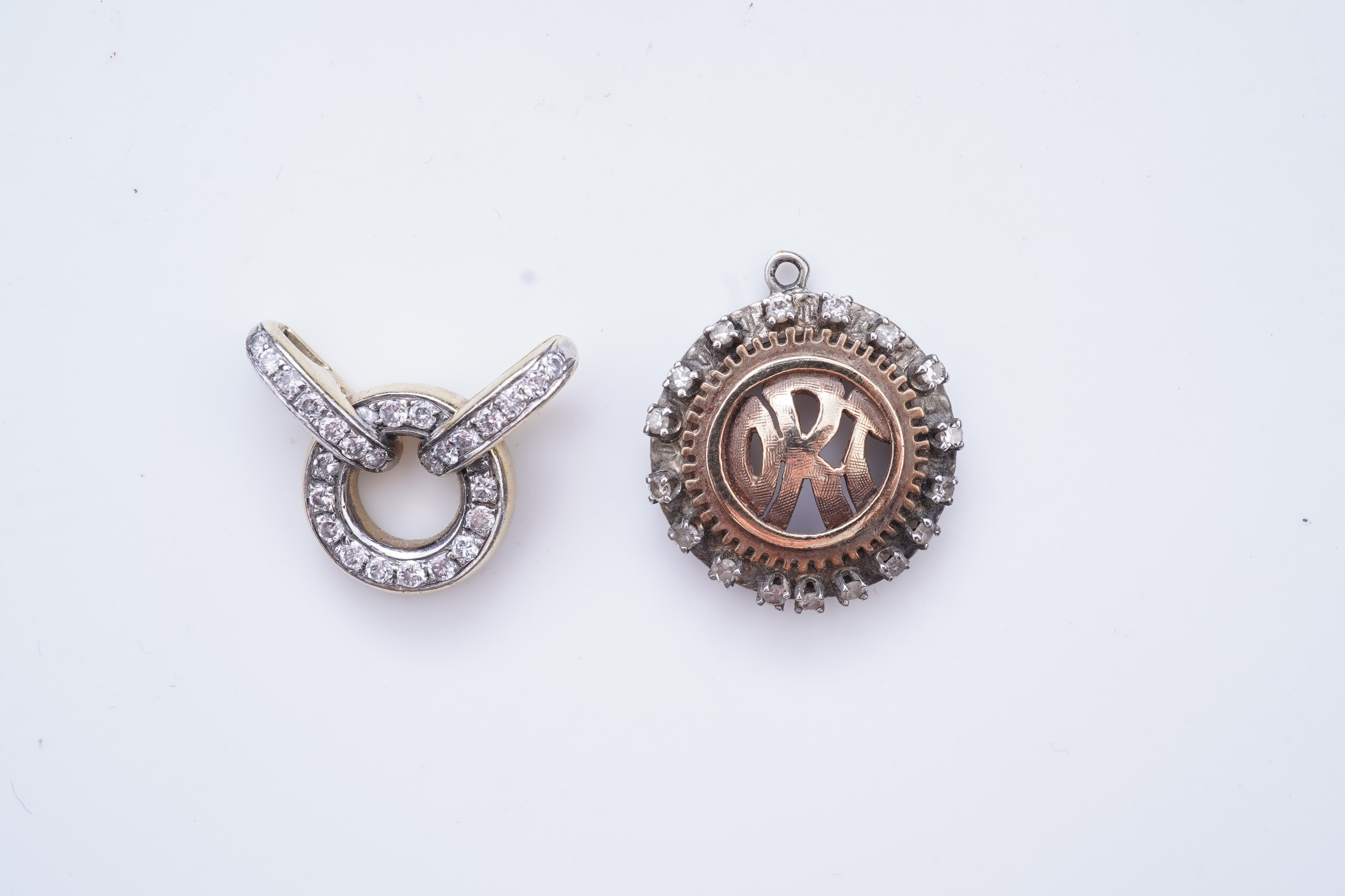 A rare set of amethyst and seed pearl buttons, circa 1900